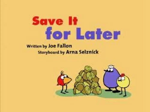 Save It for Later