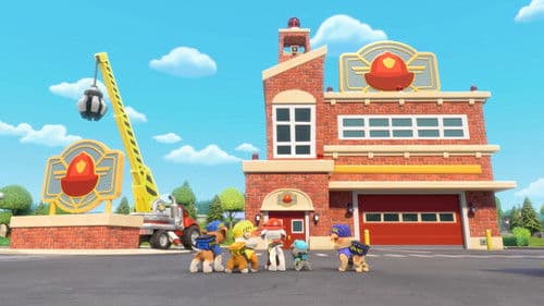 The Crew and Marshall Build a Fire Station