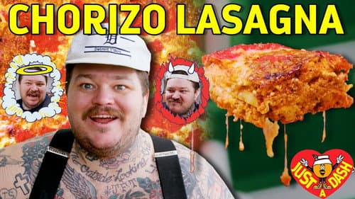 Naughty or Nice Chorizo Lasagna
