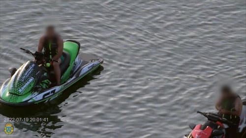 Chasing jet skis